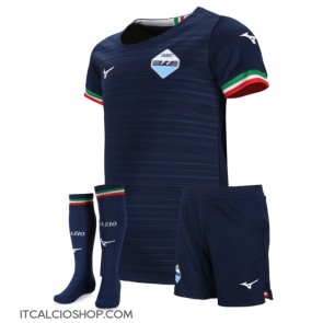 Lazio Seconda Maglia Bambino 2023-24 Manica Corta (+ Pantaloni corti)